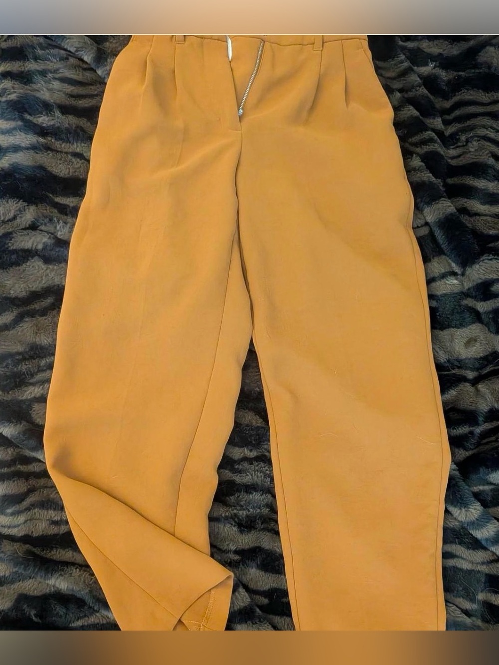 Aritzia Wilfred Dark Tan Trouser Pants 00